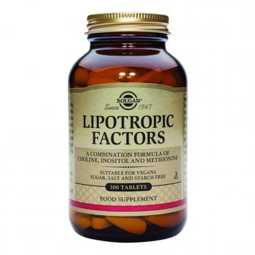 Solgar Lipotropic Factors -100 Tablets