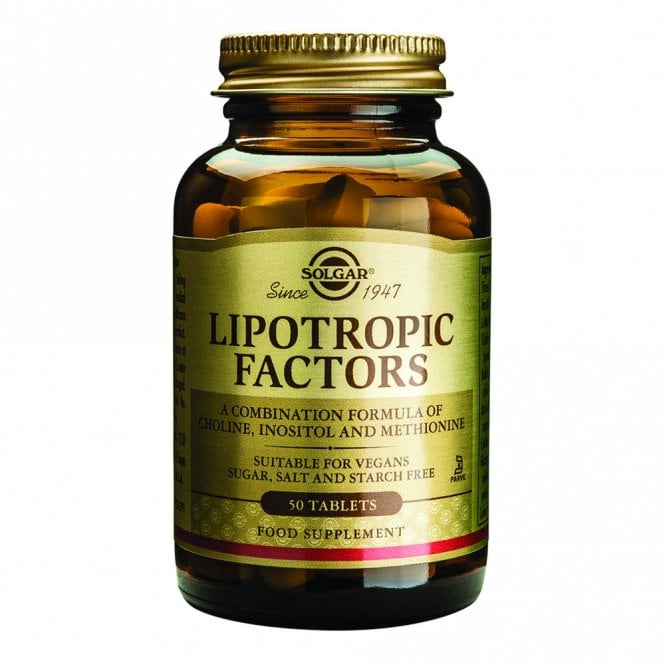 Solgar Lipotropic Factors - 50 Tablets