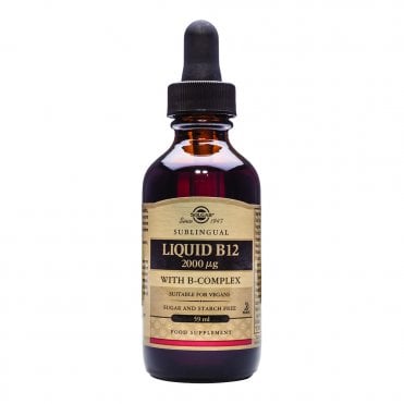 Solgar Liquid B12 with B Complex - Nervous System - 59ml