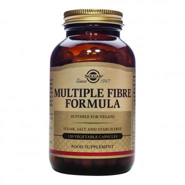 Solgar Multiple Fibre Formula - Plant Fibres - 120 Vegetable Capsules