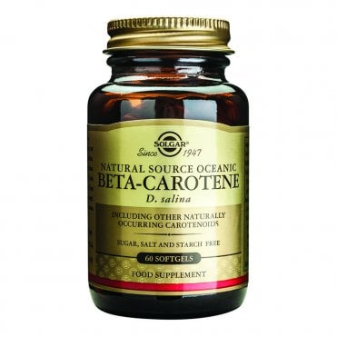 Solgar Oceanic Beta Carotene - 60 x 7mg Softgels