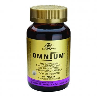 Solgar Omnium Multi Vitamin & Mineral Formula - 90 Tablets