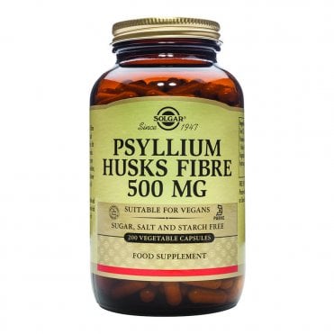 Solgar Psyllium Husk Fibre - 200 x 500mg Vegicaps