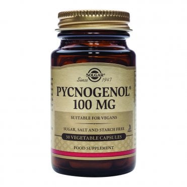 Solgar Pycnogenol Antioxidant - 30 x 100mg Vegicaps