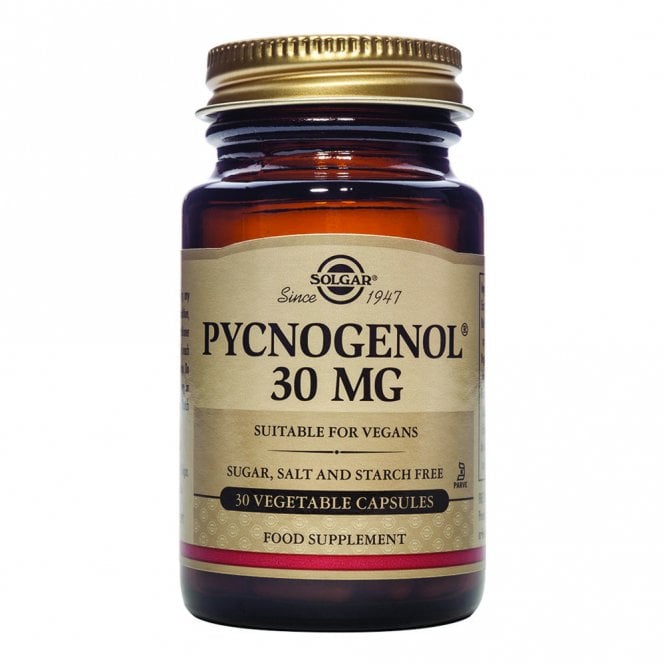 Solgar Pycnogenol Antioxidant - 30 x 30mg Vegicaps