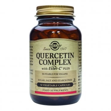 Solgar Quercetin Complex with Vitamin C as Ester C - 50 Vegicaps