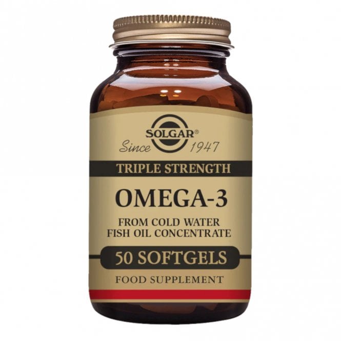 Solgar Triple Strength Omega-3 Softgels - 50 Softgels