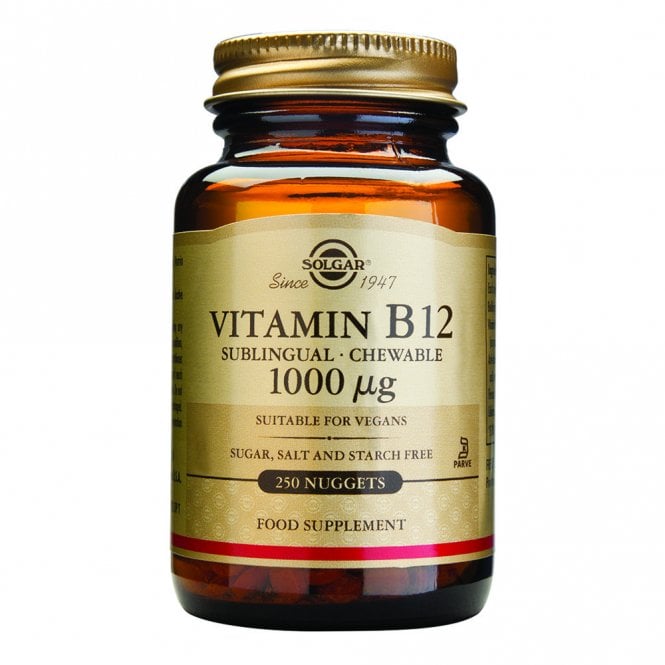 Solgar Vitamin B12 - Cyanocobalamin - 250 Nuggets