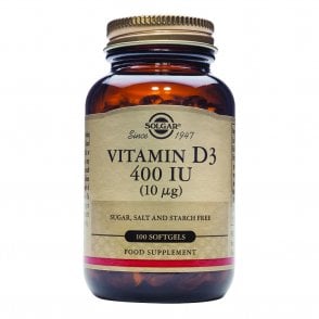 Solgar  Vitamin D3 400 IU - 100 Softgels