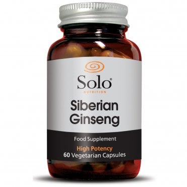 Solo Nutrition Siberian Ginseng - 60 Vegicaps