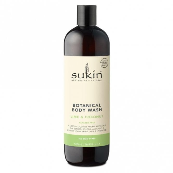 Sukin Lime & Coconut Botanical Body Wash - 500ml