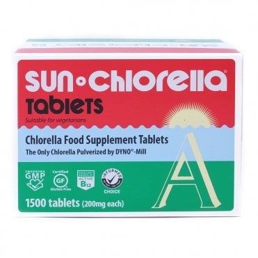 Sun Chlorella A - 1500 x 200mg Tablets