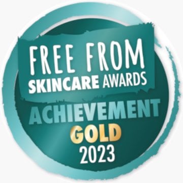 Free From Skincare Awards Gold 2023