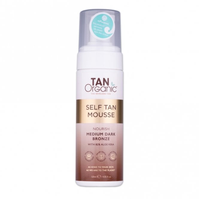 TanOrganic Medium Dark Bronze Self-Tan Mousse - 120ml