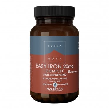 TERRANOVA Easy Iron 20mg Complex - 50 Vegicaps