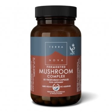 TERRANOVA Fermented Mushroom Complex - 50 Capsules