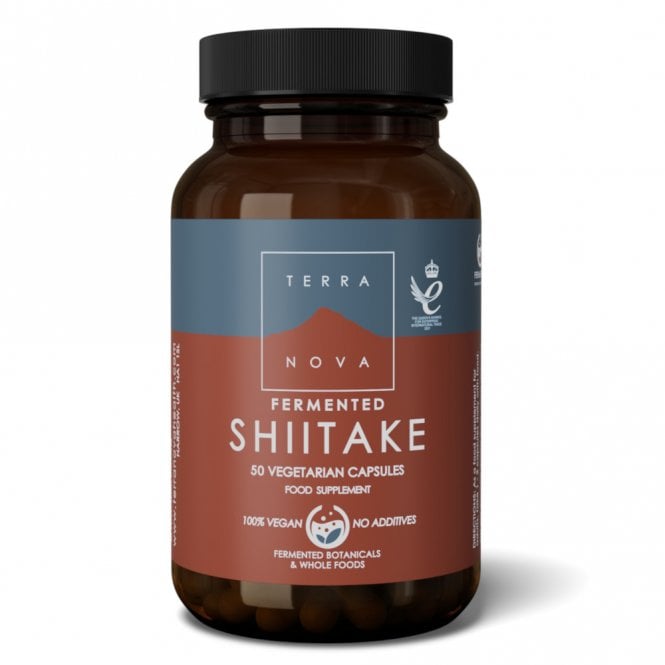 TERRANOVA Fermented Shiitake - 50 Capsules