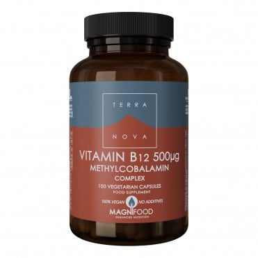 TERRANOVA Vitamin B12 500mcg Complex - 100 Vegicaps