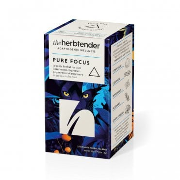 The Herbtender Organic Pure Focus Herbal Tea - 18 Teabags