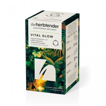 The Herbtender Organic Vital Glow Herbal Tea - 18 Teabags