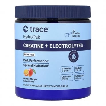 Trace Minerals Orange Mango Creatine + Electrolytes - 240g Powder