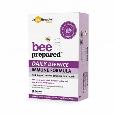 Unbeelievable Health Bee Prepared Daily Defence Immune Support - 30 Capsules