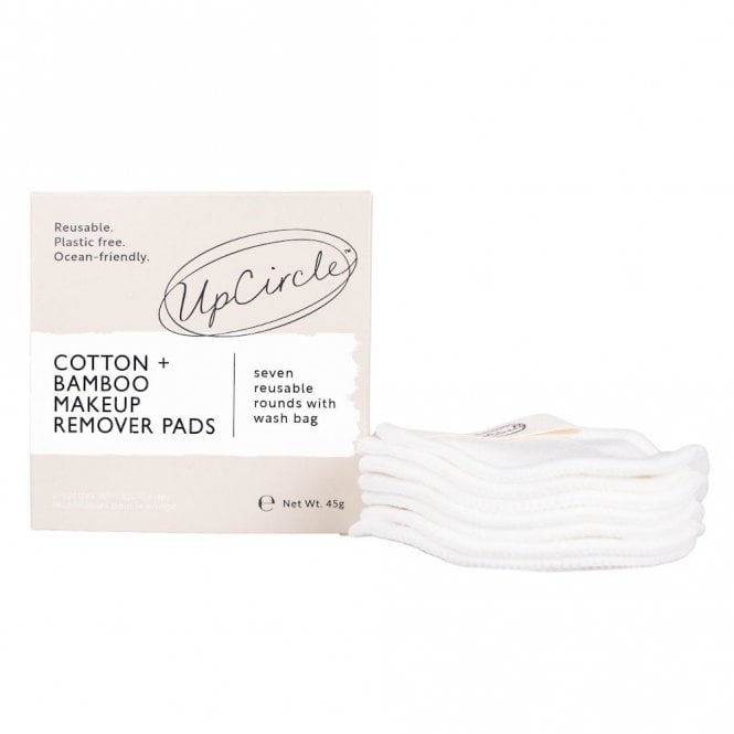 UpCircle Cotton + Bamboo Make Up Remover Pads - 7 Pads
