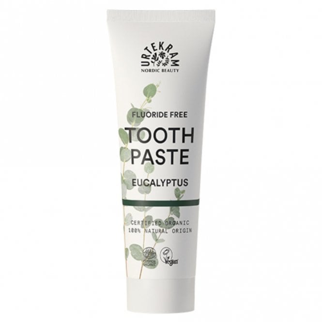Urtekram Organic Fluoride-Free Eucalyptus Toothpaste - 75ml