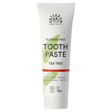 Urtekram Organic Fluoride-Free Tea Tree Toothpaste - 75ml