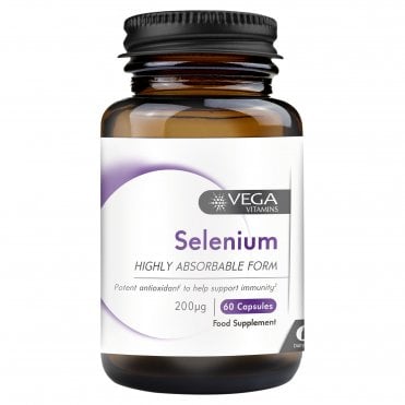 Vega Vitamins Selenium - 60 x 200mcg Capsules