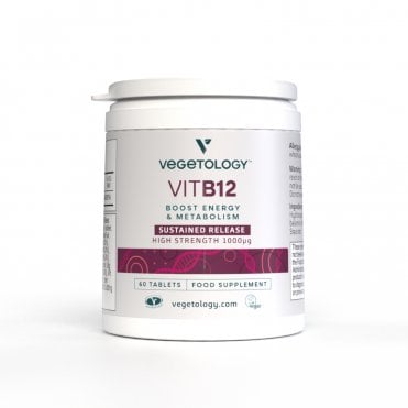Vegetology Sustained Release VitB12 - 60 Tablets