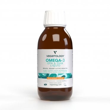 Vegetology Vegan Orange-Flavoured Omega-3 EPA & DHA Liquid Concentrate - 150ml