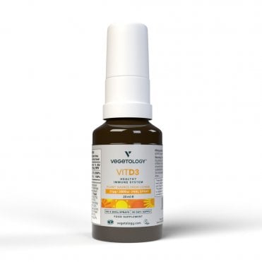 Vegetology VitD3 Vegan Vitamin D3 1000 IU Spray - 20ml