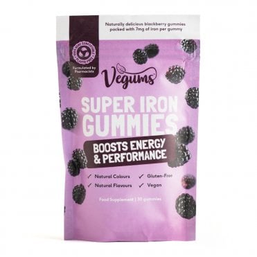 Vegums Super Iron - 30 Vegan Gummies