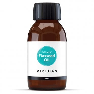 Viridian 100% Organic Flaxseed Oil - 500ml