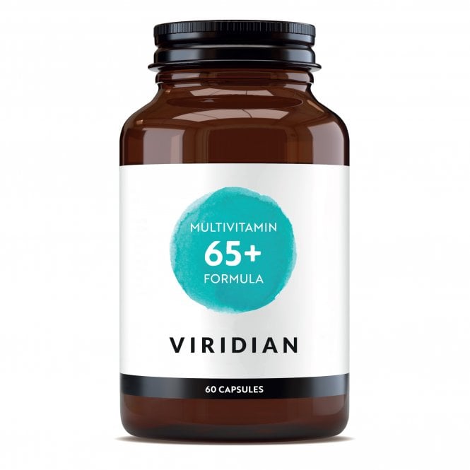 Viridian 65+ Multi Vitamins with Co-Q10 - 60 Vegicaps
