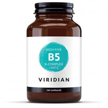 Viridian High Five B5 B-Complex + Vit C - 120 Vegicaps