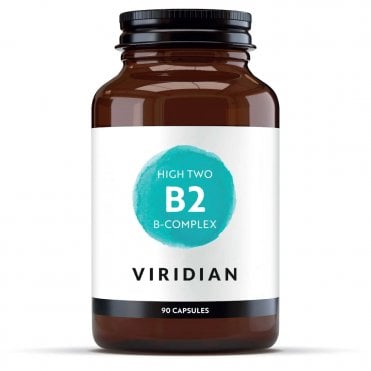 Viridian High Two Vitamin B2 with B-Complex - 90 Vegicaps