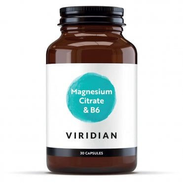 Viridian Magnesium Citrate with B6 - 30 Vegicaps