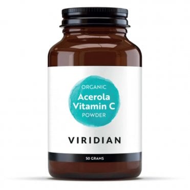 Viridian Organic Acerola Vitamin C Powder - 50g