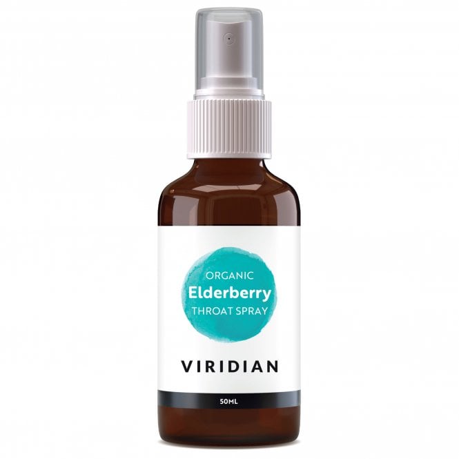 Viridian Organic Elderberry Throat Spray - 50ml