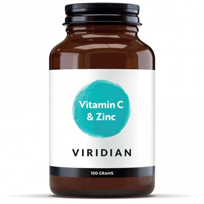 Viridian Vitamin C + Zinc - 100g Powder