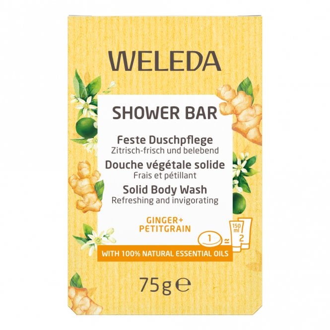 Weleda Ginger & Petitgrain Shower Bar - 75g