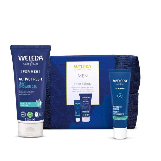 Weleda Men Face & Body Set - 1 x 200ml, 1 x 30ml