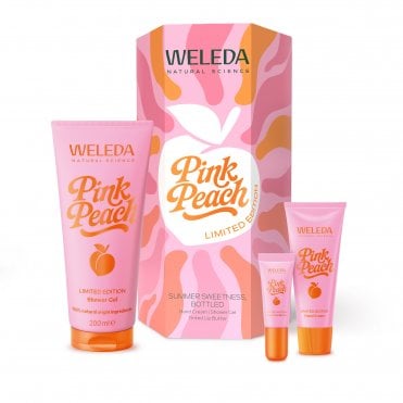 Weleda Pink Peach Summer Sweetness - 1 x 200ml, 1 x 50ml, 1 x 7ml