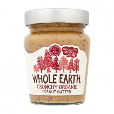 Whole Earth Organic Crunchy Peanut Butter - 227g