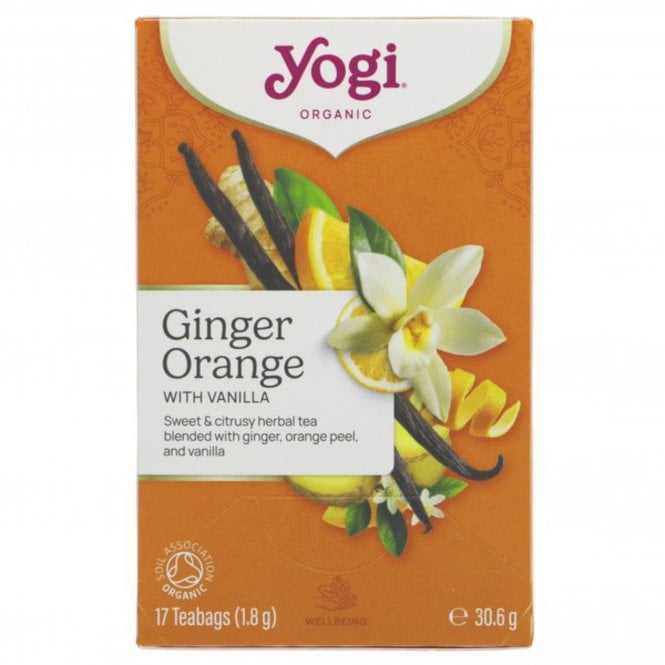 Yogi Organic Ginger Orange with Vanilla - 17 Teabags