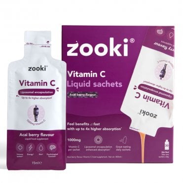 Zooki Acai Berry Vitamin C 1000mg - 30 Sachets