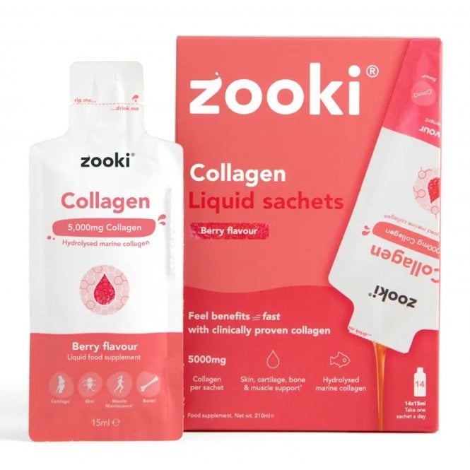 Zooki Berry Marine Collagen 5000mg - 14 Sachets