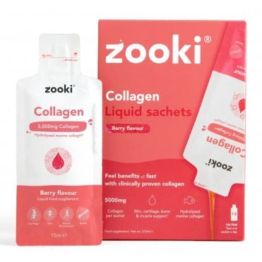 Zooki Berry Marine Collagen 5000mg - 14 Sachets